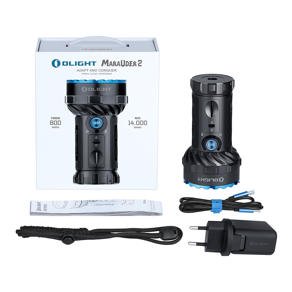 Olight Marauder 2 | ultra erős újratölthető lámpa | 14.000 lm