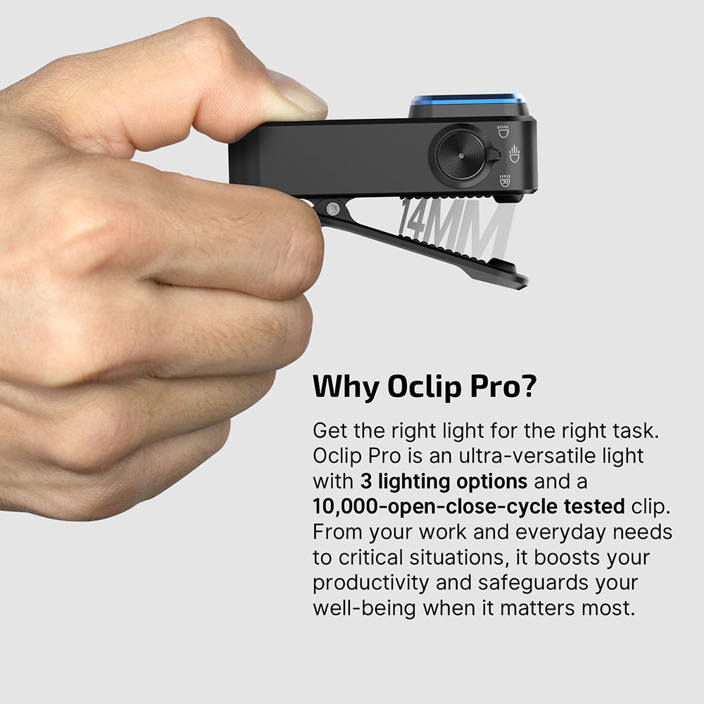Olight Oclip Pro | többfunkciós csíptetős lámpa | 500 lm