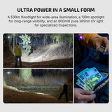 Olight Oclip Ultra | 3 az 1-ben csíptethető EDC lámpa | 530 lm - Olive Green