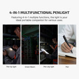 Olight O’Pen 3 | multifunkciós toll-lámpa | 120 lm + zöld lézer - Fekete