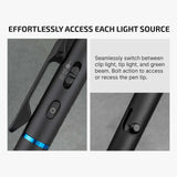 Olight O’Pen 3 | multifunkciós toll-lámpa | 120 lm + zöld lézer - Fekete