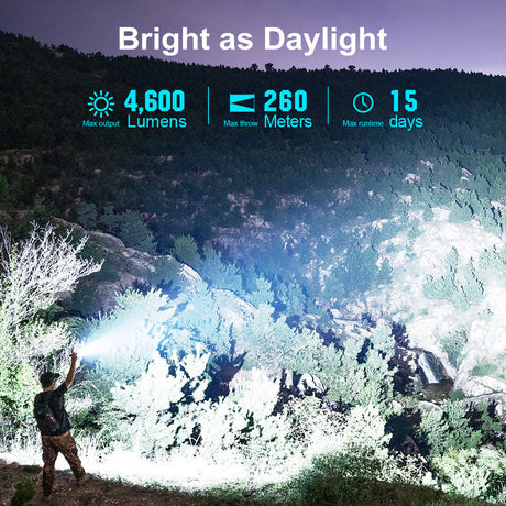 Olight Seeker 4 Pro | nagy teljesítményű lámpa | 4.600 lm