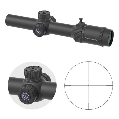 Vector Optics Forester 1-8x24 Fiber SFP céltávcső