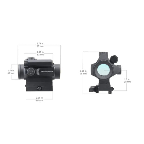 Vector Optics Nautilus 1x30 Scope Double Reticle vöröspontos irányzék
