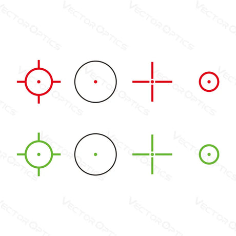 Vector Optics Omega 23x33 Four Reticle Reflex Sight vöröspontos irányzék